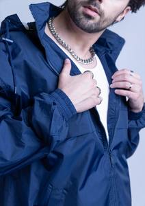 Survêtement coupe-vent 100% coton couleur personnalisée surdimensionnée pour hommes ensemble de 2 pièces imprimé Streetwear logo personnalisé vente en gros - Product Image 5