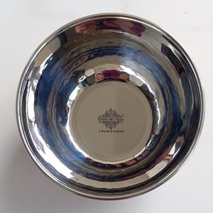 IndianArtVilla Cuenco de diseño martillado de cobre de acero-Almacenamiento y servicio Uso multiusos para el hogar Hotel y restaurante - Product Image 2