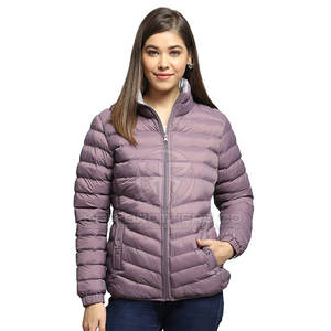 Chaqueta acolchada a la moda para mujer, abrigo de invierno ligero acolchado para exteriores, clima frío, chaqueta acolchada larga para mujer - Product Image 1