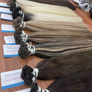 Tendance chaude Piano I pointe Extensions de cheveux soyeux droite I pointe cheveux vietnamiens cuticules alignés Extensions de cheveux humains en gros - Product Image 6