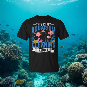 Camiseta de limpieza de acuarios para hombre y mujer, camiseta para el cuidado de peceras, tema de arrecife marino - Product Image 3