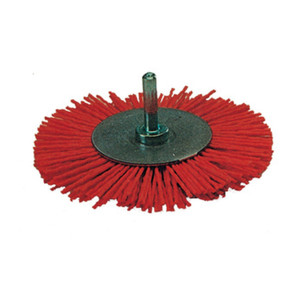 Poggi Art. 497.10 Spazzola Circolare con Filo in Nylon Abrasivo .Mm. 75 Gr.150 - Product Image 1