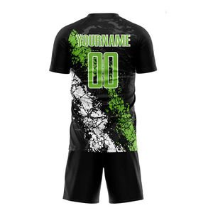 Vente en gros Nouveau style de maillot de football d'entraînement Logo personnalisé Ensemble d'uniformes de football Pakistan meilleure qualité à séchage rapide - Product Image 3