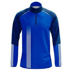 Gaa Half Zipper Training New Printed Design Jersey Custom Make Wholesale GAA Hurling Half Zip <b>Tops</b> for Adults - Product Image 1