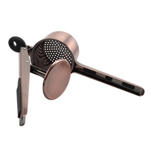 Large 15oz Capacity, Silicone Handle, Heavy Duty Stainless Steel <b>Potato</b> Ricer - Product Image 6