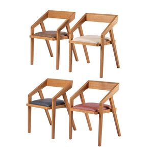 Silla de comedor moderna Nicolas hecha de madera de teca maciza de alta calidad con cuero PU para muebles de comedor con acabado natural. - Product Image 6