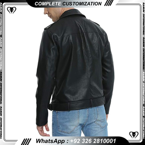<b>Slim</b> <b>Fit</b> <b>Jacket</b> Wholesale Men <b>Slim</b> <b>Fit</b> Multi Zipper Leather Motorcycle <b>Jacket</b> Leather - Product Image 5