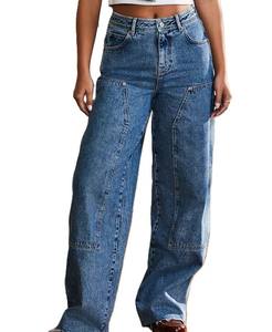 Dernier pantalon en denim élégant de couleur bleue personnalisé pour les femmes meilleure qualité luxe silencieux pour un usage quotidien cool, décontracté et confortable - Product Image 4