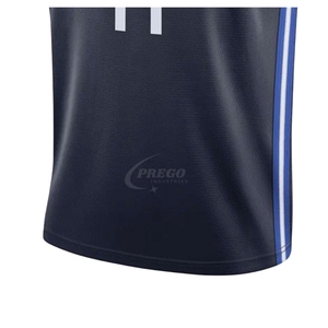 Camiseta de Baloncesto Personalizada con Diseño Único, 100% Poliéster, Secado Rápido, Lavable, Patrón Impreso OEM, Ropa Deportiva de Equipo - Product Image 5