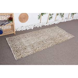 Tapis en laine classique moderne Beige et marron Patchwork Design Rectangle Tapis de salon (3.1X6.7 pieds) - Product Image 2