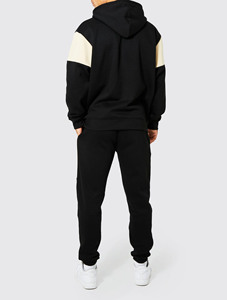 Conjunto Deportivo de Hombre de 2 Piezas, Sudadera Holgada de Invierno, Estampado Personalizado, 100% Algodón, Felpa, 2 Tonos, Estilo Hip Hop, Cómodo, Venta al por Mayor - Product Image 4