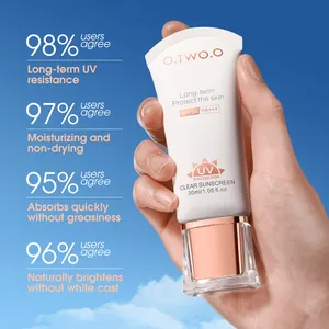 O.TW O.O Crème solaire hydratante SPF 30 Crème solaire blanchissante légère BB Crème