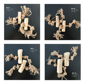 Hond Kauwen Speelgoed/Koffie Hout Kauwen Met Touw, kokos Touw 100% Natuurlijke-Beste Hond Speelgoed-Fabrikant Uit Vietnam - Product Image 2