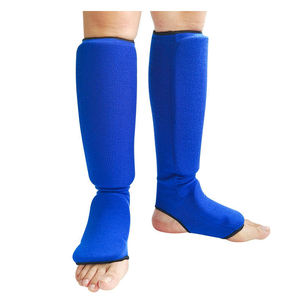 Espinilleras Elásticas de Protección Profesional 2025 con Cierre de Velcro para Kickboxing, Muay Thai, MMA, Karate, Taekwondo, Calcetines de Sparring - Product Image 3