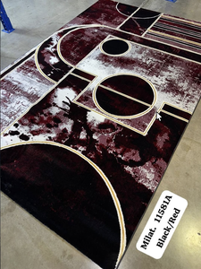 Alfombra Adiva Tradicional de Poliéster, Tejido Jacquard, de Pelo Largo, Acolchada, Antideslizante, Lavable, con Base de Yute - Product Image 4