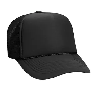 맞춤형 패션 스냅 백 5 패널 일반 단색 빈 트럭 운전사 모자 머리 여름 착용 도매 클래식 트럭 운전사 모자