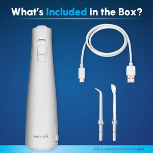 Irrigador Bucal Inalámbrico Recargable Portátil para Dientes, Encías y Cuidado de Aparatos Ortodóncicos, Uso Doméstico, 2 Puntas de Irrigación - Product Image 3