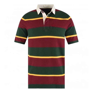 Street Style Oversize Heavyweight Hommes Chemise Casual Hommes Travail T-shirt Vente en gros Hommes Heavy Polo T-shirt Logo personnalisé - Product Image 5