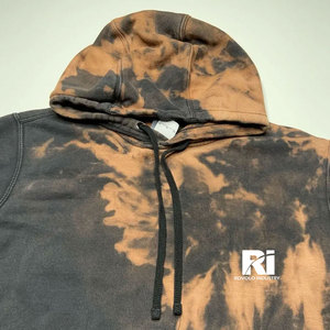 Sweat-shirts à capuche pour hommes, design personnalisé, vente en gros, effet délavé, 100% coton, couleur unie, hiver, meilleure qualité, prix bas - Product Image 3