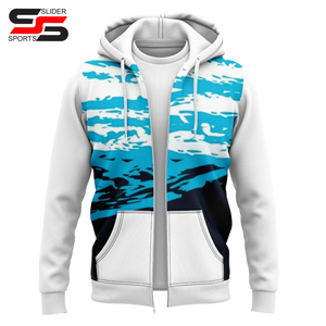 เสื้อสเวตเตอร์มีฮู้ดเสื้อฮู้ดและเสื้อสเวตเชิ้ตมีซิประบายอากาศออกแบบได้ตามต้องการ - Product Image 3