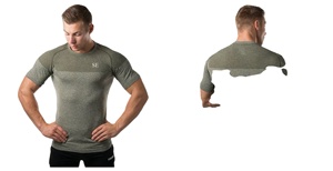 Camiseta de Manga Larga para Hombre, Cuello Redondo, 100% Algodón de Alta Calidad, Diseños Personalizados, Corte Regular, Tela Satinada, Transpirable y de Secado Rápido - Product Image 2