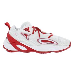 Chaussures unisexes Adidas Sm Exhibit A Couleur : Blanc/Rouge 100% authentiques - Product Image 5