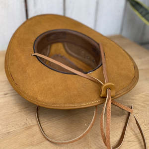 Classic Western Cowboy <b>Hat</b> Brown Wide Brim Leather Band Conchos Unisex Outdoor Spring <b>Summer</b> Adult Casual Style - Product Image 3