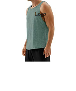 Men's Custom Logo Design Fitness Sports Tank Tops Price Stringer Tops for Mens - Product Image 4