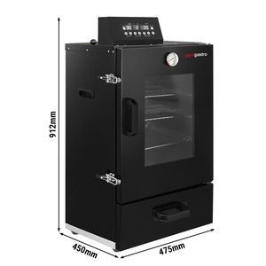 Mini Horno Ahumador Digital con 3 Niveles y Puerta de Vidrio - 475x450mm - Negro - Product Image 2