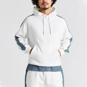OEM Wholesale sportswear hoodie jogger tracksuit blank two piece short <b>sets</b> for <b>men</b> custom logo Activewear Tracksuits - Product Image 2