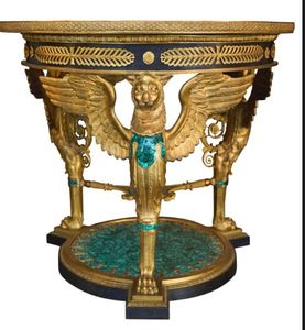 Meubles de console de malachite de concepteur de luxe table basse durable de salon de longue vie pour la villa et l'hôtel à des fins décoratives - Product Image 6