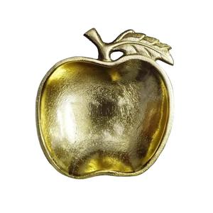 Bol à fruits moderne de luxe en aluminium finition métal enduit de poudre bol à chocolat rond personnaliser la taille disponible bol fait à la main - Product Image 1