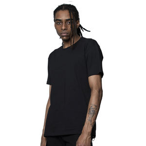 T-shirt unisexe à manches courtes en poly coton à col ras du cou pour adulte T-shirts unisexe avec logo personnalisé - Product Image 5