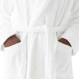 เสื้อคลุมอาบน้ำผู้ชายมีฮู้ดผ้าฝ้าย100% สุดหรู | เสื้อคลุมยาวบุนวมฤดูหนาว | ชุดนอนกันหนาว | ผู้ผลิตขายส่ง - Product Image 5