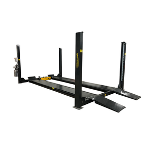 Pont élévateur à ciseaux à quatre poteaux pour l'alignement des roues avec système hydraulique avancé, entretien automobile lourd - Product Image 2