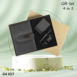 ชุดของขวัญของบริษัทสำหรับผู้ชายสมุดโน๊ต2-in-1พร้อมกล่องของที่ระลึกงานแฮนด์เมดสำหรับธุรกิจสำนักงานโลโก้ตามสั่งแบบ2025 - Product Image 5