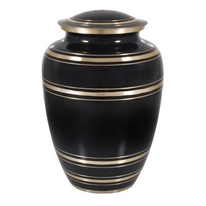 Urne de crémation gravée brune de qualité supérieure urne de cendres humaines adultes robustes fournitures funéraires urne souvenir - Product Image 3