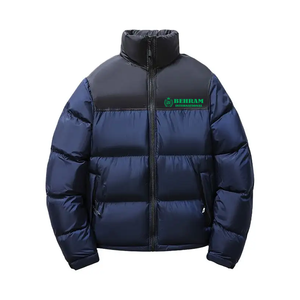 เสื้อแจ็คเก็ตพัฟเฟอร์ฤดูหนาวแบบสั่งทำพิเศษจาก Behram International OEM สำหรับผู้ชาย บุด้วยใยฝ้าย น้ำหนักเบา กันลม - Product Image 5