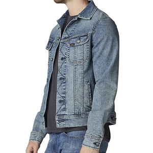 Veste en jean pour homme, hiver, design personnalisé OEM, streetwear décontracté, haute qualité, à capuche, réversible, écologique, séchage rapide - Product Image 2