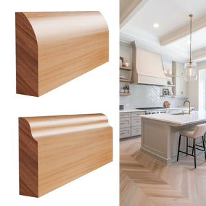 Rodapié de gabinete de madera, moldura decorativa de zócalo de madera maciza para gabinete de cocina, muebles inferiores, zócalo decorativo - Product Image 3