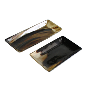 Natural Buffalo Horn Serving Tray Jewelry And Cosmetic <b>Decorative</b> <b>Item</b> Buffalo Horn Tray - Product Image 2