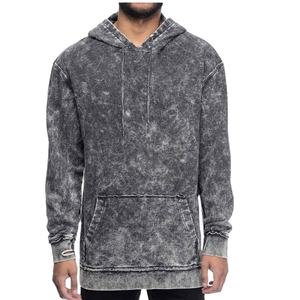 Sudaderas con Capucha de Invierno para Hombre de Alta Calidad en Algodón/Poliéster Lavado al Ácido con Logotipo Personalizado, Tejido Transpirable, Mangas Largas, Servicio OEM - Product Image 4