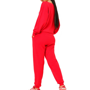 Conjunto deportivo informal de dos piezas para mujer, tejido suave y cómodo, ideal para el gimnasio, entrenamiento y moda urbana. - Product Image 4