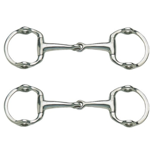 Eggbutt Gag Horse Bit | Mèche articulée en acier inoxydable durable pour l'entraînement équestre, l'équitation et le contrôle des chevaux - Product Image 3