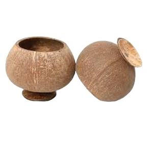 Conception durable unique petite à grande tasse de coquille de noix de coco/tasse de thé de noix de coco avec logo laser gravé personnalisé - Product Image 1