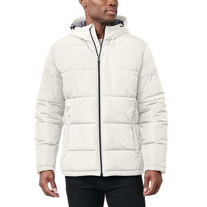 Veste matelassée unisexe en laine peignée, imperméable et respirante, style urbain, personnalisable, vente en gros, prix raisonnable - Product Image 1