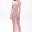Vestido Maxi de Malla Rosa Diamante Sasso, Elegante Vestido de Novia - Product Image 4