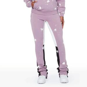 Survêtement confortable et empilé pour femmes fabriqué sur mesure par OEM-Ensemble deux pièces à la mode pour la détente - Product Image 2