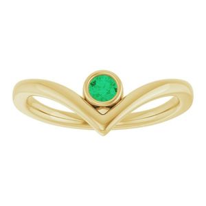 Stainless Steel Eternity Fashion <b>Ring</b> Bezel-<b>Set</b> Solitaire V <b>Ring</b> with 18K Plating Trendy Engagement <b>Ring</b> with Inlay Setting - Product Image 3
