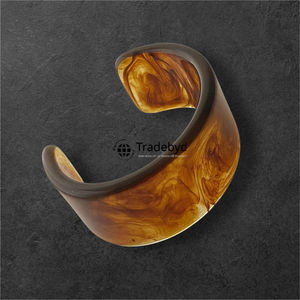 Brazalete de resina ligero para niñas Pulseras de joyería hechas a mano de moda de Tradebyd - Product Image 2